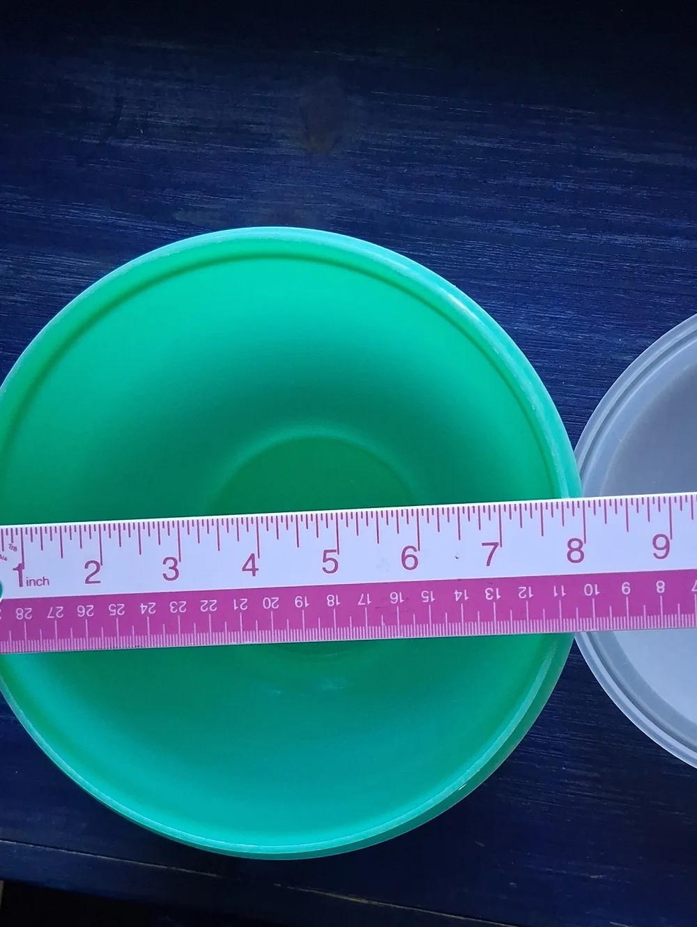 Vintage Tupperware Bright Green Mixing Bowl Set with Lids and Colander